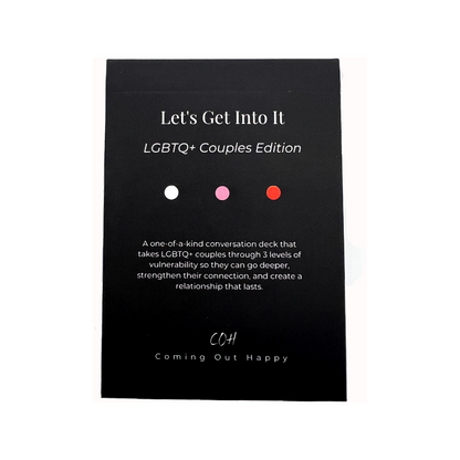Let's Get Into It™️: LGBTQ Couples Edition Card Deck
